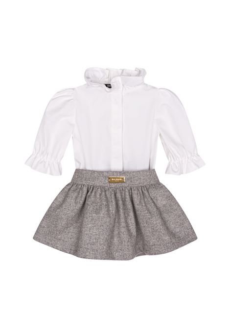 Abito con logo BALMAIN KIDS | BZA000 I0341806OR
